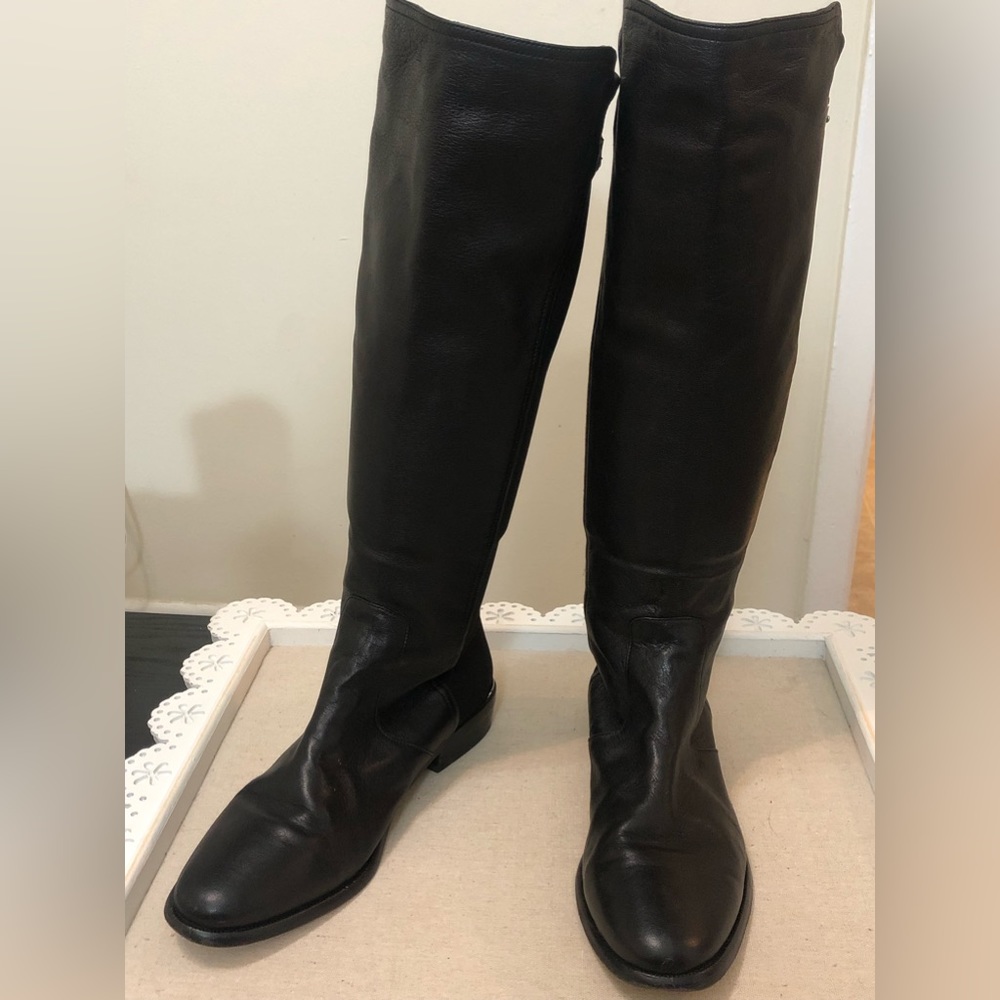 Coach Boots , Black Knee High , Lilac, Woman’s Size 8 - Picture 13 of 16